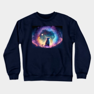 Cosmic cat Crewneck Sweatshirt